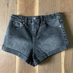 Black Wild Fable High Rise Jean Shorts